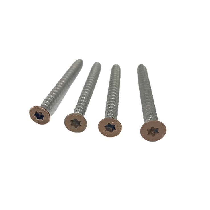 TRUdeck Composite Decking Fascia Board Screws Tuscan Brown (100) (Special Order)